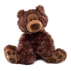 Gund Philbin Teddy Bear Stuffed Animal Plush Chocolate Brown 12