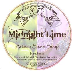 Rvt 'midnight Lime' Artisan Shave Soap