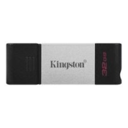 Kingston - Datatraveler 80 - 32GB USB Type-c USB 3.2 Flash Drive