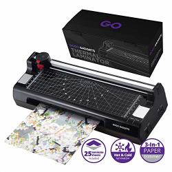 GoGo Gadgets Heavy Duty Lamination Machine with Laminating Sheets Professional 4-in-1 Laminator Machine Renewed Perfect for Home Office Or School Use! 