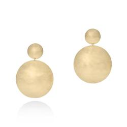 Orb Round Drops - 18KT Yellow Gold Vermeil
