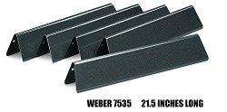New Porcelain Steel Gas Grill Replacement Flavorizer Bars heat Plate heat Shield For Weber Genesis A And Spirit 500 Gas Grills