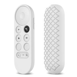 Google Silicon Remote Control Cover Case For Chromecast 2020 White