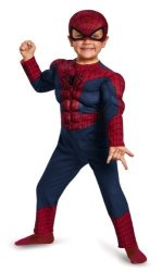 Disguise Marvel The Amazing Spider-man 2 Movie Spider-man Toddler Muscle Costume SMALL 2T