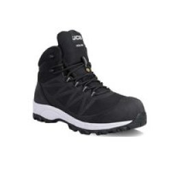 JCB Supreme Hi-top Carbon Toe Safety Boot Black And White