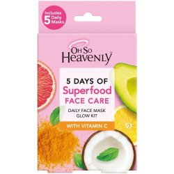 Oh So Heavenly Superfood Face Care Face Mask Kit 5PACK