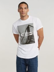 Men&apos S Hg Oldskool Logo White T-Shirt