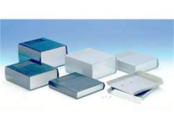 AUS Type Front Panel Enclosure Polystyrene Plastic With Front And Rear Alum Panels