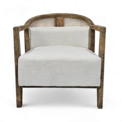 Alina Rattan And Teak Chair Sotran Dekorativ