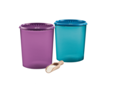 Tupperware Decorator Canister Set 4l X 1 Available In Purple Or Magenta