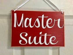 Master Suite 8X6 Choose Color Rustic Custom Bedroom Bed And Breakfast Hotel Spa Sleep Resort Welcome Door Plaque Hanger
