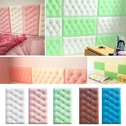 Genekun 3D Wall Panels Foam Home Studio Sound Treatment Accessories 3D Tiles Waterproof Wall Panels Sticker Thicken Backsplash Protect Kids Durable Interior Modern Wall