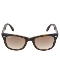 Ray-Ban Foldable Wafarer Sunglasses Brown