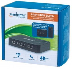 Manhattan 3 Port HDMI Switch