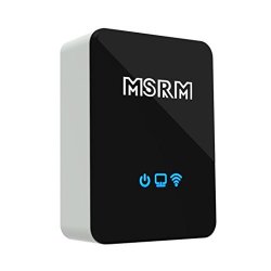 Msrm US300 300MBPS Wireless-n Wifi Long Range Extender For 2.4G Wifi With 360 Degree Full Coverage Wifi Repeater White