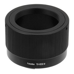 Fotodiox Lens Mount Adapter - T-mount T T-2 Screw Mount Slr Lens To Canon Eos M Ef-m Mount Mirrorless Camera Body