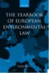 Yearbook of European environmental law, Vol 1