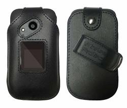 Sonim XP3 Case Wireless Protech Genuine Leather Case Swivel Belt Clip For Sonim XP3 Phone XP3800