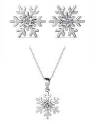 DESTINY Snow Set With Crystals From Swarovski