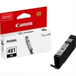 Canon Cli 481 Black Ink Cartridge - Compatible Printer Pixma TS8140 Pixma TS9140 Retail Box No Warranty