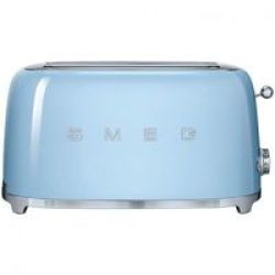 Smeg TSF02PBSA 4 Slice Toaster in Pastel Blue