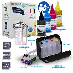 Kit Sublimation For Epson WF-3640 WF-3620 WF-7110 WF-7710 WF-7720 With 4X100ML True Color Sublimation Ink Syringes And Needles