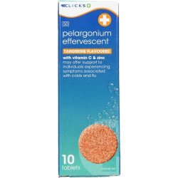 Clicks Pelargonium 10 Effervescent Tablets