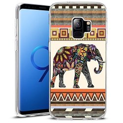For Samsung Galaxy S9 Case Cover For Samsung Galaxy S9 2018 Release Tpu Non-slip High Definition Printing Aztec Paisley Elephant New
