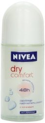 Nivea Dry Comfort Deodorant Roll-on 1.7 Fluid Ounce Pack Of 2