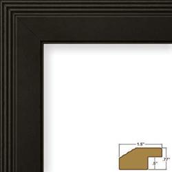 Craig Frames FW2BK 22 By 28-INCH Picture Frame Smooth Finish .765-INCH Wide Black