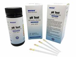 125 Ct Invbio Human Body Ph Level Test Best Ph Test Strip For Urine And Saliva Alkaline & Acidic Ph Paper Ph Range 4.5-9.0