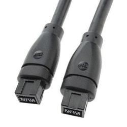 Cmple - 9 Pin 9PIN Beta Firewire 800 - Firewire 800 Cable -15FT Black