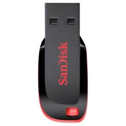SanDisk 16GB Cruzer Blade USB Flash Drive Black
