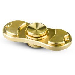 Brass Torqbar Fidget Hand Spinner Gold