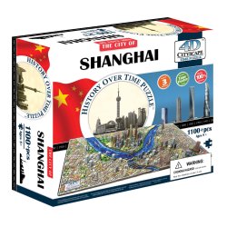 4D Cityscape Time Puzzle - Shanghai China