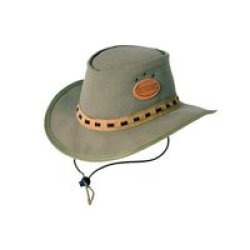 Hat Golf Canvas Olive