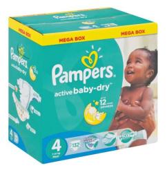 Pampers Active Baby Size 4 Mb - 132