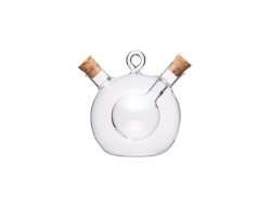 World Of Flavours Dual Oil And Vinegar Pourer Round
