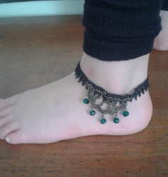 Adjustable Lace Anklet