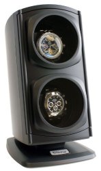 Newly Upgraded Versa Automatic Double Watch Winder In Black