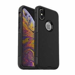 Javierotterbox Replacement Phone Case Compatible With Otterbox Commuter Series Case For Iphone XS & Iphone X - Black