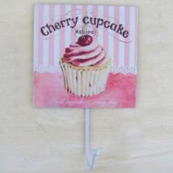 Cherry Cupcake Wall Hook