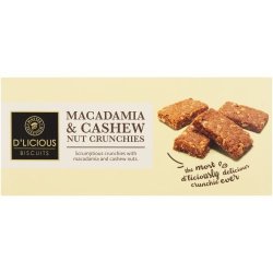 D'licious Crunchies Cashew & Macadamia Nut 230G