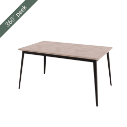 Holly Dining Table - White Oak 1500MM