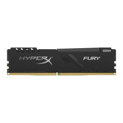 Hyperx Kingston 8GB DDR4-3200 Hyper-x Fury Memory Module With Black Asymmetrical Heatsink - CL16