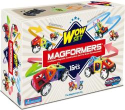 Magformers Wow 16 Piece Magnetic Cars Construction Set