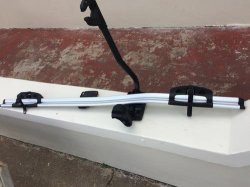 Special Roof Bicycle Carrier Fits Onto Most Roof Carriers Lockable