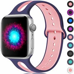 Haveda Sport Bands Compatible For Apple Watch 44MM Band Series 5 Series 4 Comfortable Apple 5 Wristband Iwatch 42MM Bands For Apple Watch Series