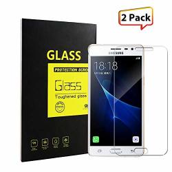 Samsung J3 Screen Protector 2 Pack Specifically Designed For Samsung J3 Full Screen Coverage Case Friendly Ultra-clear No Bubbles No Troubles
