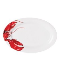 Ellipse Lobster Side Plate By Trudeau